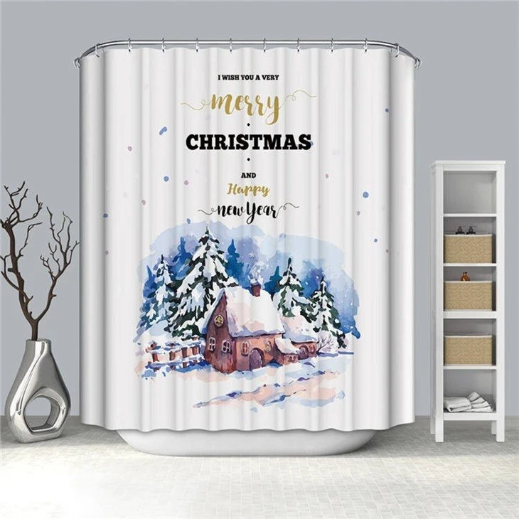 bathroom curtain set