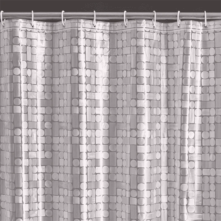3D Shower Curtain Waterproof Reusable Bath Curtain