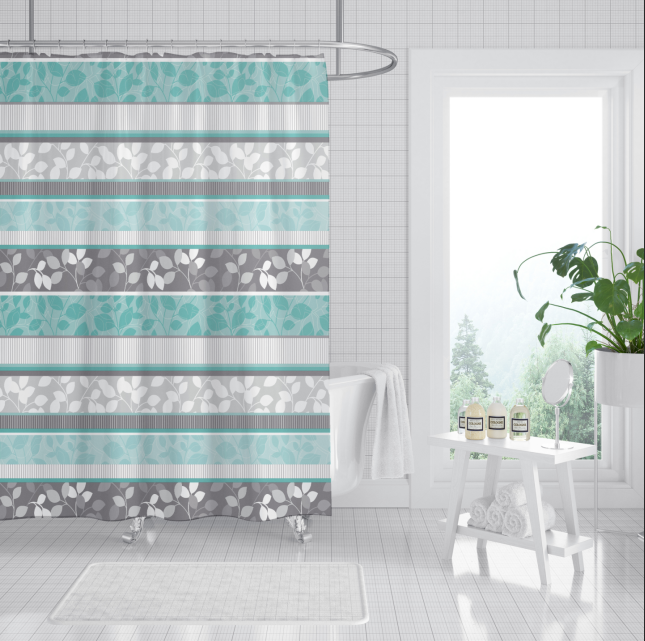 Foldable Polyester Shower Curtain factory
