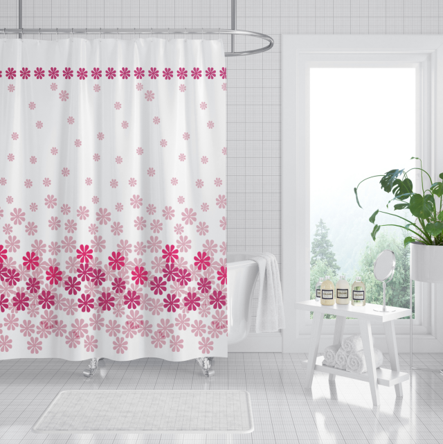 Foldable Polyester Shower Curtain suppliers
